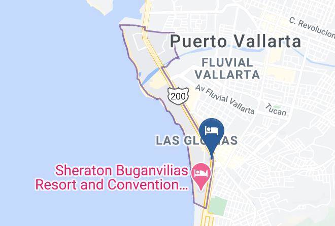 Puerto Vallarta - Plaza Santa Maria Maps