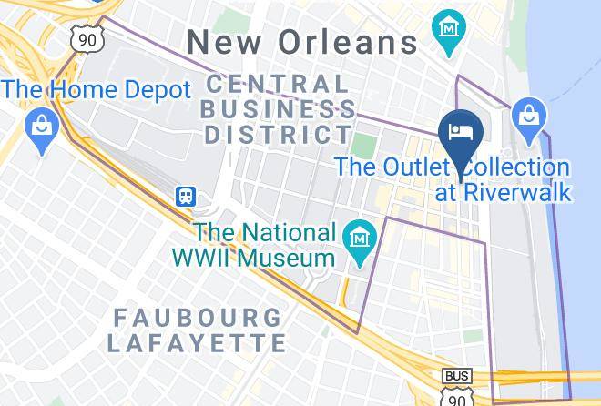 Orleans Par - Plaza Suite Resort Maps