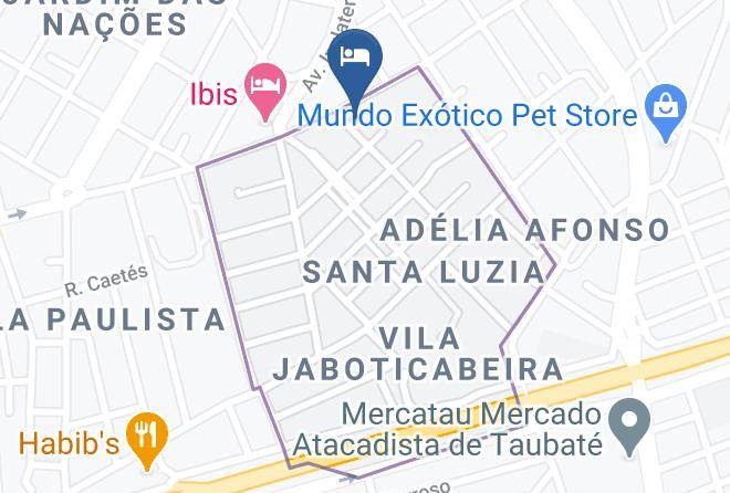 Taubate - Plaza Suite Hotel Taubate Maps