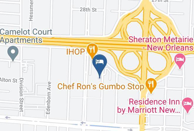 Jefferson Par - Plaza Suite Metairie Maps