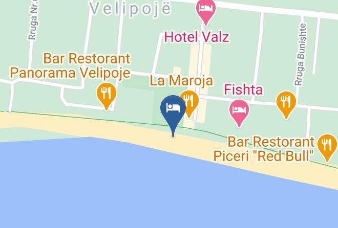 Plazhi Velipojes Map