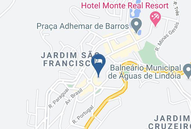 Aguas De Lindoia - Plazza Hotel Maps