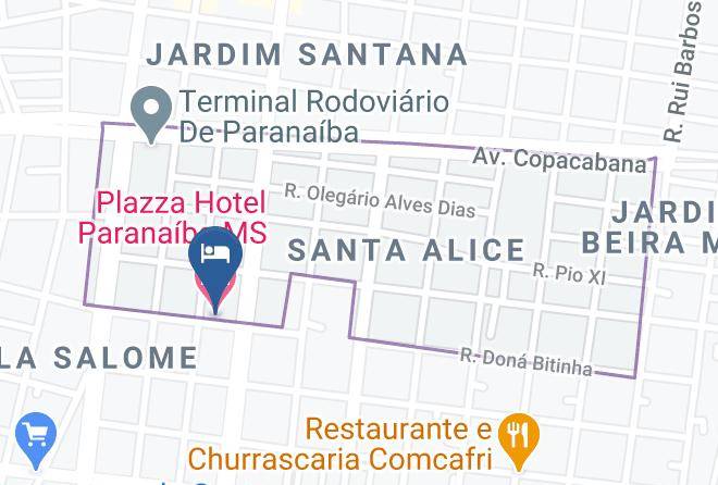 Paranaiba - Plazza Hotel Paranaiba Ms Maps