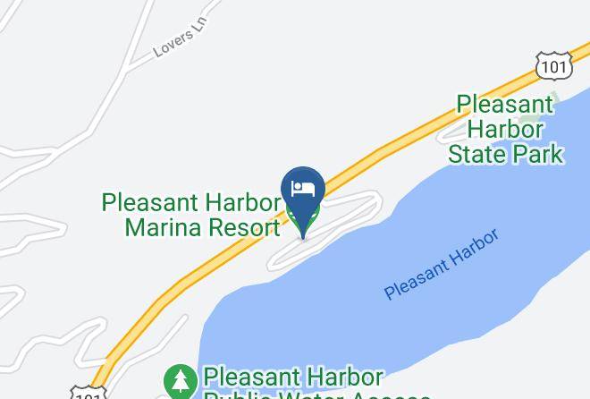 Jefferson - Pleasant Harbor Marina Resort Maps