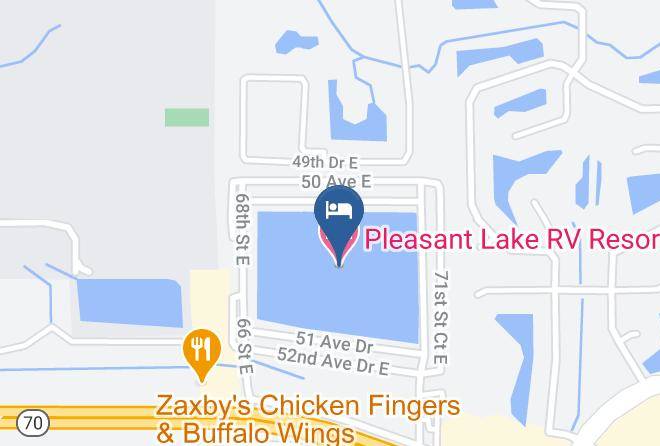 Manatee - Pleasant Lake Rv Resort Maps