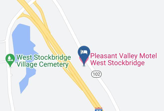 Berkshire - Pleasant Valley Motel West Stockbridge Maps