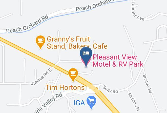 Okanagan Similkameen - Pleasant View Motel & Rv Park Maps