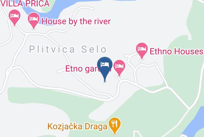 Plitvicka Jezera - Plitvice Lakes Ethno Garden Maps