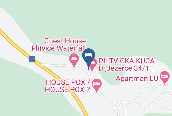 Plitvicka Jezera - Plitvicka Kuca M Jezerce 34 2 Maps