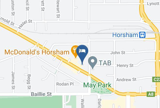 Horsham - Ploughmans Motor Inn Maps
