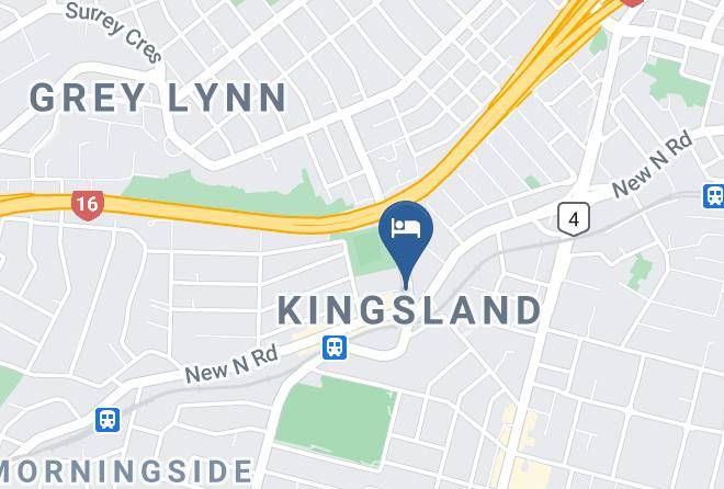 Auckland Kingsland - Plum Lodge Maps