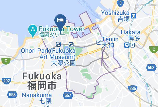 Fukuoka City Chuo Ward - Plus One Nishikoen Maps