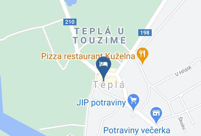 Cheb - Penzion Plzenka Maps