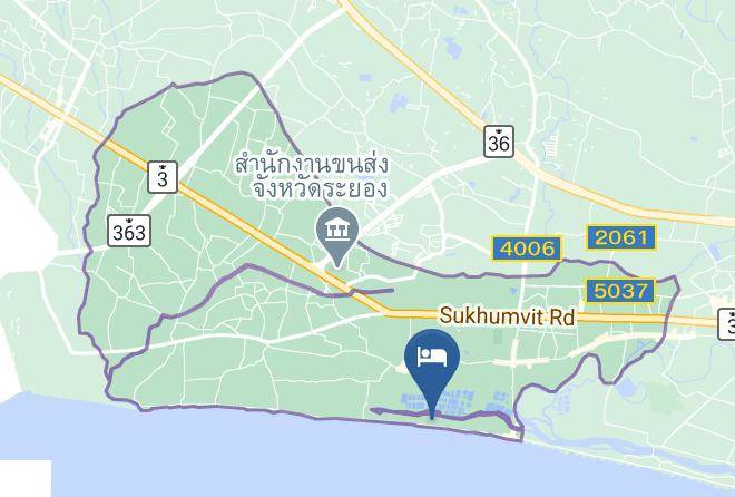 Amphoe Mueang Rayong - Pmy Beach Resort Maps