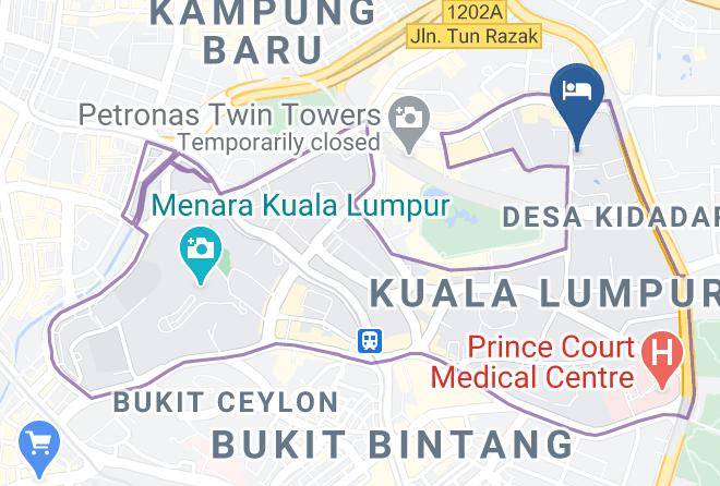 Kuala Lumpur - Perdana Kuala Lumpur City Centre Maps