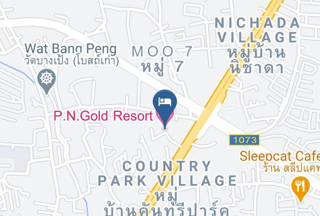 Mueang Chonburi District - P N Gold Resort Maps
