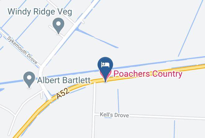 Lincs - Poachers Country Hotel Maps