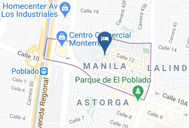 Medellin - Poblado Luxury Suites Maps