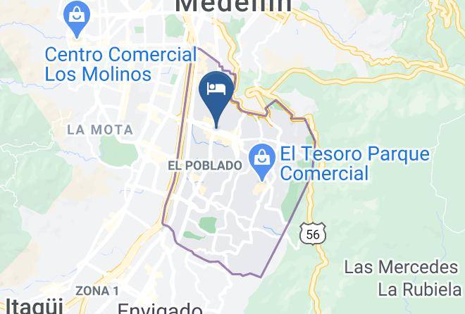 Medellin - Poblado Suites Maps