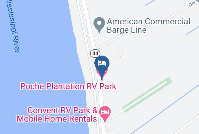 St James Par - Poche Plantation Rv Park Maps