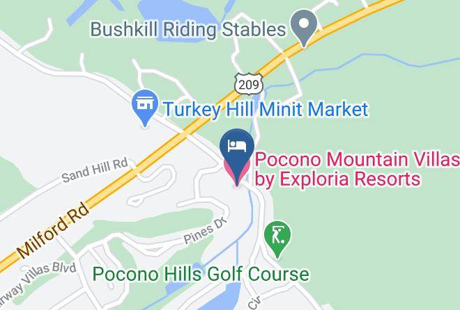 Pocono Mountain Villas By Exploria Resorts Map