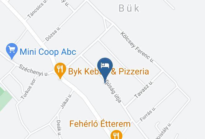 Buk - Poczane Vendegszobai Maps