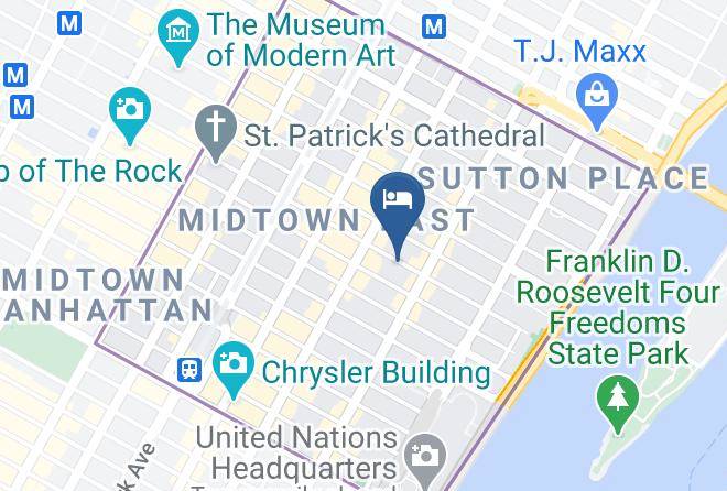 New York - Pod 51 Hotel Maps