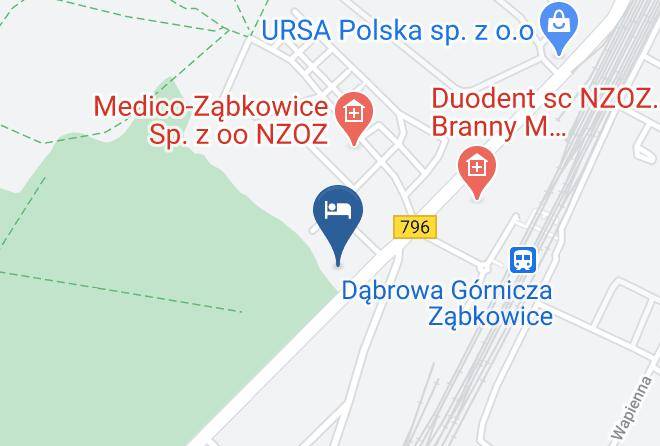 Dabrowa Gornicza - Pod Brzozami Jaw Pol Sp Z O O Noclegi Maps