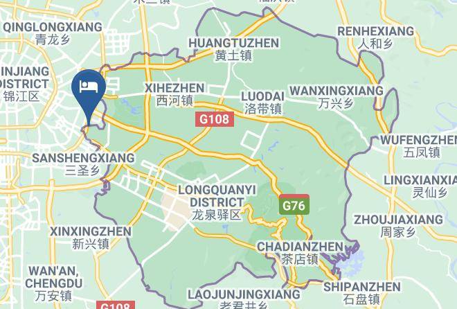 Chengdu - Pod Inn Chengdu East Railway Station Maps