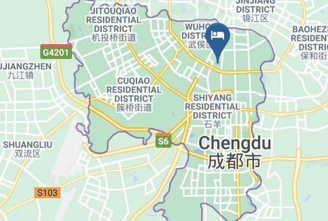 Chengdu - Pod Inn Chengdu Yulin Nijia Bridge Subway Station Maps