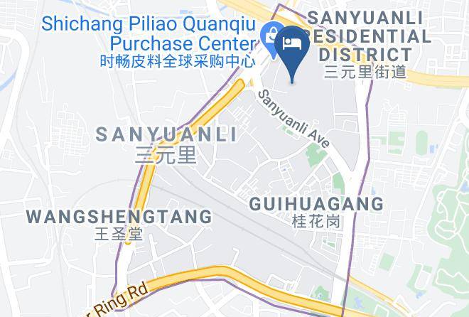 Guangzhou - Pod Inn Guangzhou Sanyuanli Road Maps