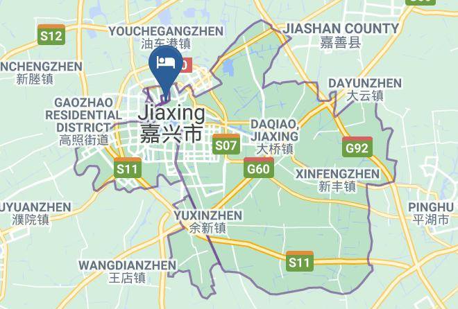 Jiaxing - Pod Inn Jiaxing Yuehe Huating Street Maps