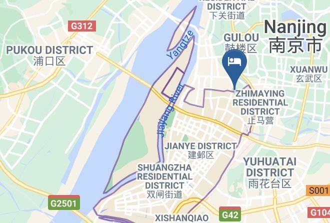 Nanjing - Pod Inn Nanjing Hanzhong Gate Mochou Lake Subway Station Maps