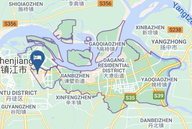 Zhenjiang - Pod Inn Zhenjiang Guyang Road Wode Plaza Maps