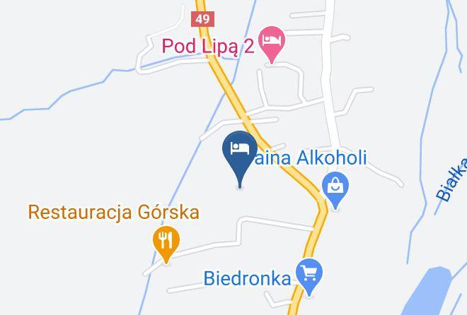 Tatrzanski - Pod Jaworami Dom Wczasowy Bialka Tatrzanska Maps
