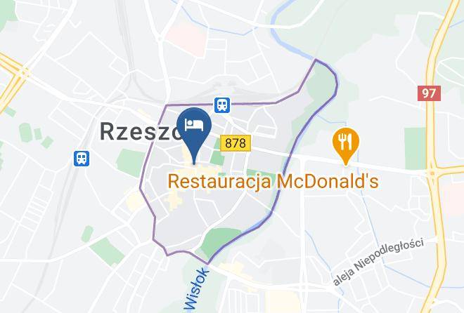 Rzeszow - Pod Ratuszem Hotel Maps