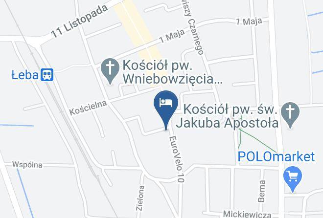 Leborski - Pod Zegarem Dom Wczasowy Maps