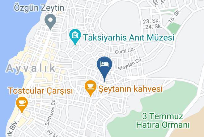 Ayvalik - Podemos Otel Maps