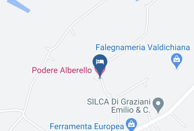 Siena - Podere Alberello Maps