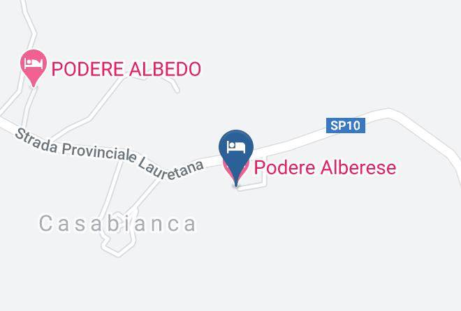 Siena - Podere Alberese Maps