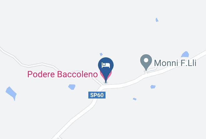 Siena - Podere Baccoleno Maps