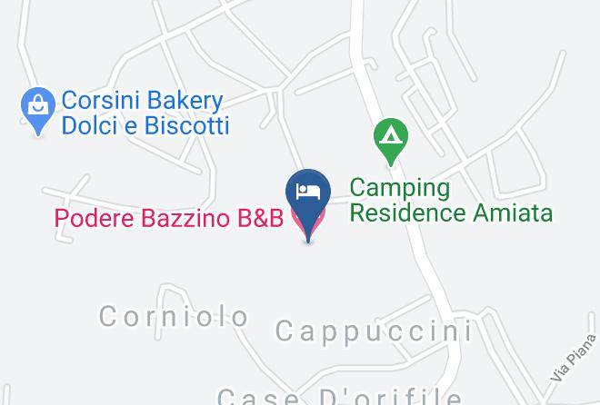 Grosseto - Podere Bazzino B&b Maps