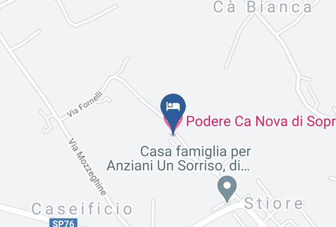 Bologna - Podere Ca Nova Di Sopra Maps