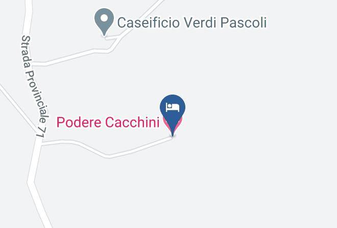 Siena - Podere Cacchini Maps