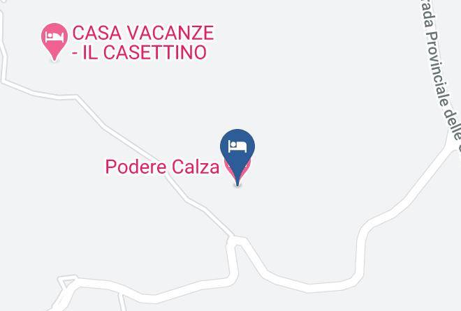 Siena - Podere Calza Maps