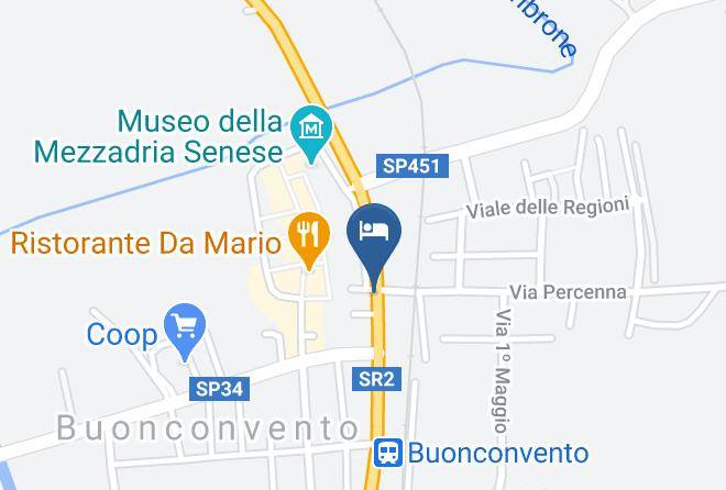 Siena - Podere Canapaccia Maps