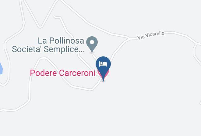 Podere Carceroni Map