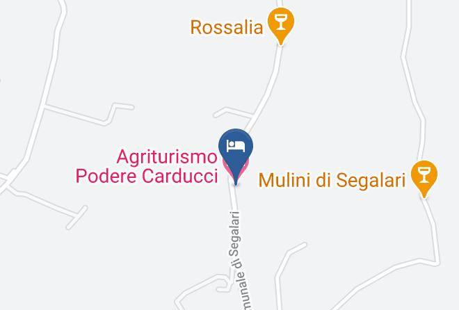 Leghorn - Agriturismo Podere Carducci Maps