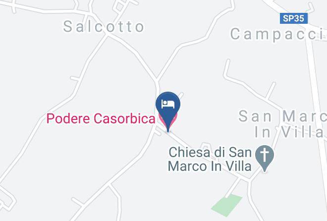 Arezzo - Podere Casorbica Maps