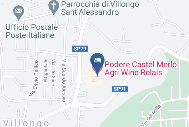 Bergamo - Podere Castel Merlo Agri Wine Relais Maps